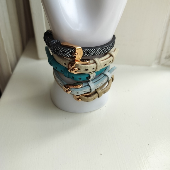 Fossil Bracelet Women's Full Band Leather (5 Piece's) - Picture 11 of 11